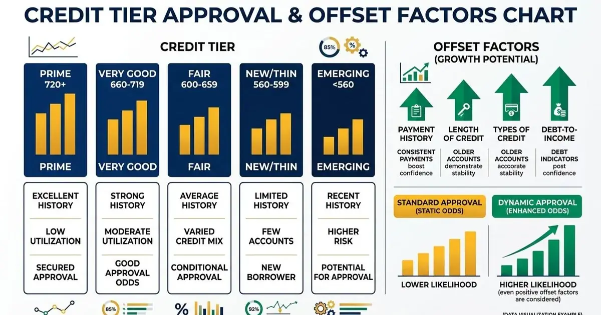 Credit tier approval chart