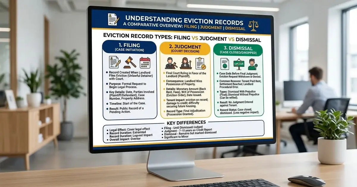 Eviction record types explained