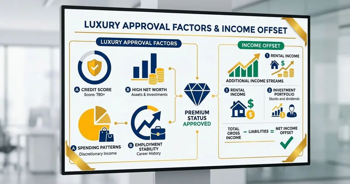 Luxury approval factors infographic