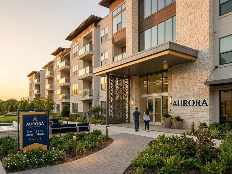 Garden-style apartment community in Grand Prairie with flexible screening policies